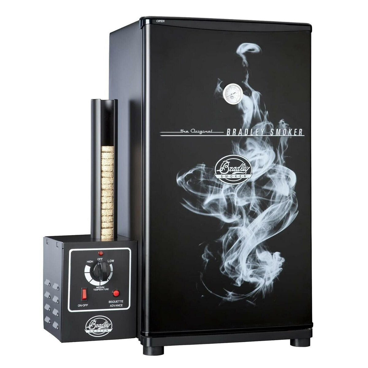 Bradley Smoker 4-Rack Original Smoker with Automatic Feed System 76L BS611