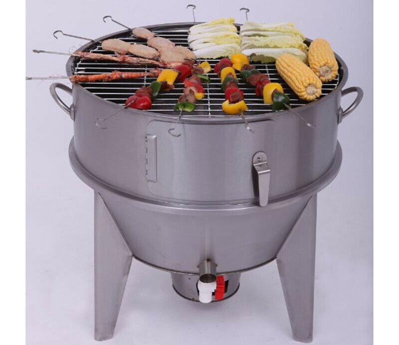 New Charcoal Roast Duck Oven Roasting Kitchen Cooker Peking Crispy Duck Oven SS