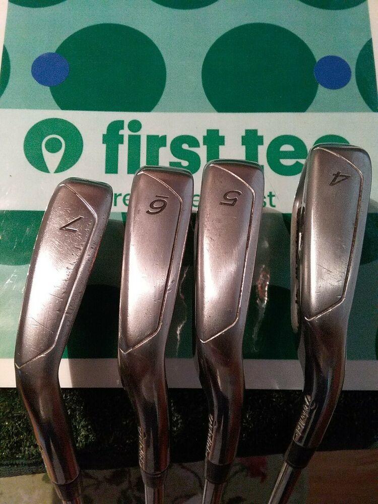 Taylormade R11 Irons set (4-7 Irons) KBS Stiff Steel shafts