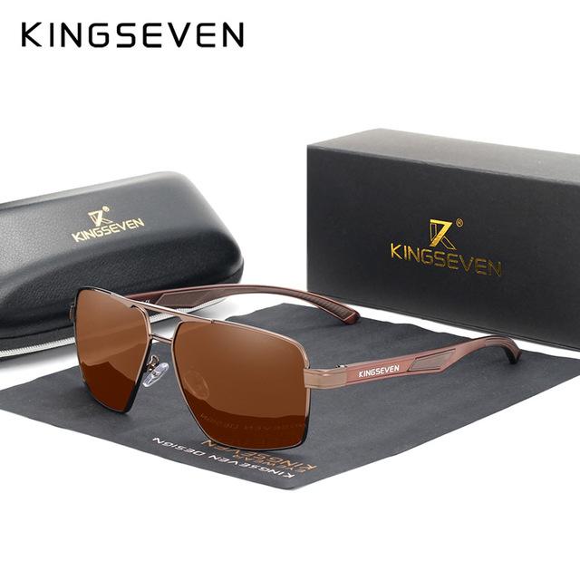 Aluminum Men's Polarized Lens Brand Red Design Temples Coating Mirror Sunglasses