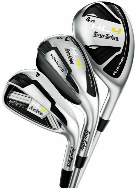 Tour Edge Hot Launch 4 HL4 Triple Combo Iron Set Graphite Regular R-Flex #73647