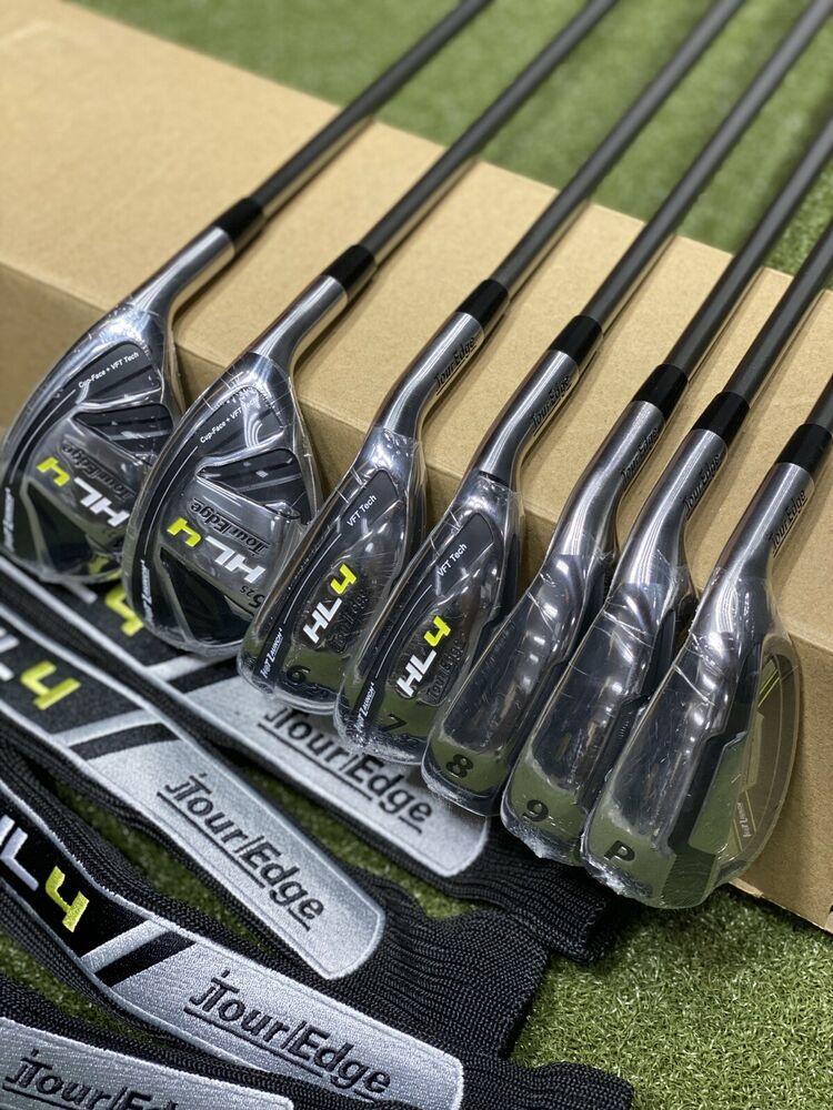 Tour Edge Hot Launch 4 HL4 Triple Combo Iron Set Graphite Regular R-Flex #73647