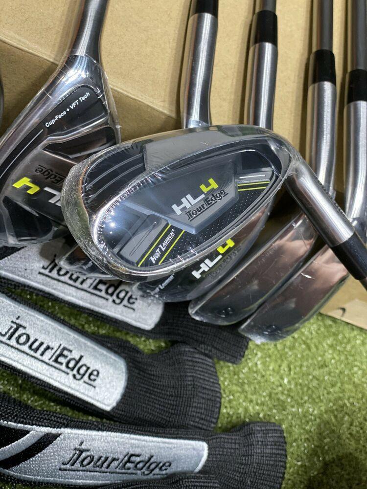 Tour Edge Hot Launch 4 HL4 Triple Combo Iron Set Graphite Regular R-Flex #73647