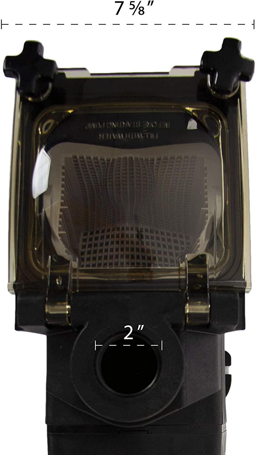 Rx Clear Ultimate Niagara 1 1/2 HP Pool Pump for Inground Swimming Pools | 56 Frame | 115/230 Volt | 12.5/6.2 Amps | Corrosion Proof | Large See-Through Strainer Cover