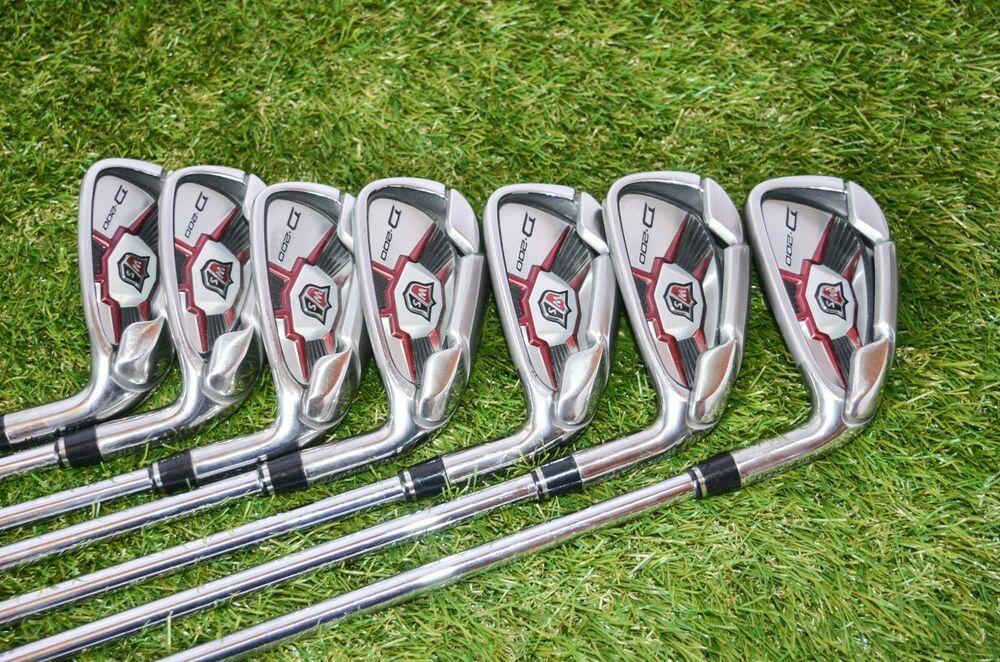 Wilson Staff	D 200	Iron Set	Right Handed	38"	Steel	Stiff	New Grip