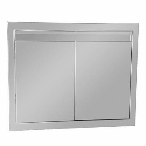 Outdoor Kitchen Stainless Steel Double Access Door 36W x 21H in. Double Door