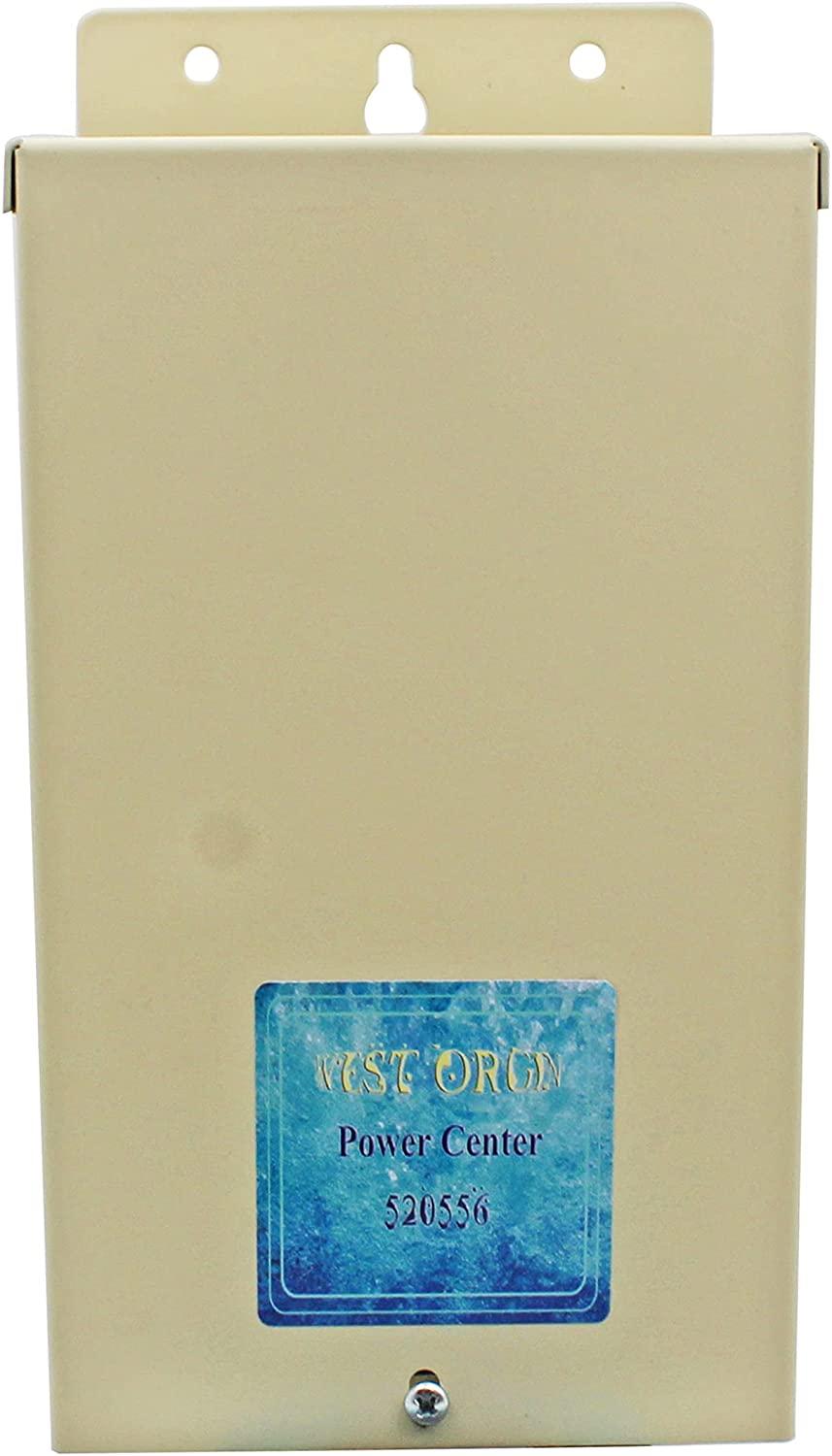 WEST ORGIN 520556 Power Center for Salt Chlorine Generator Systems, Compatible with Pentair Pool and Spa Automatic Control System Models IC20, IC40, IC60