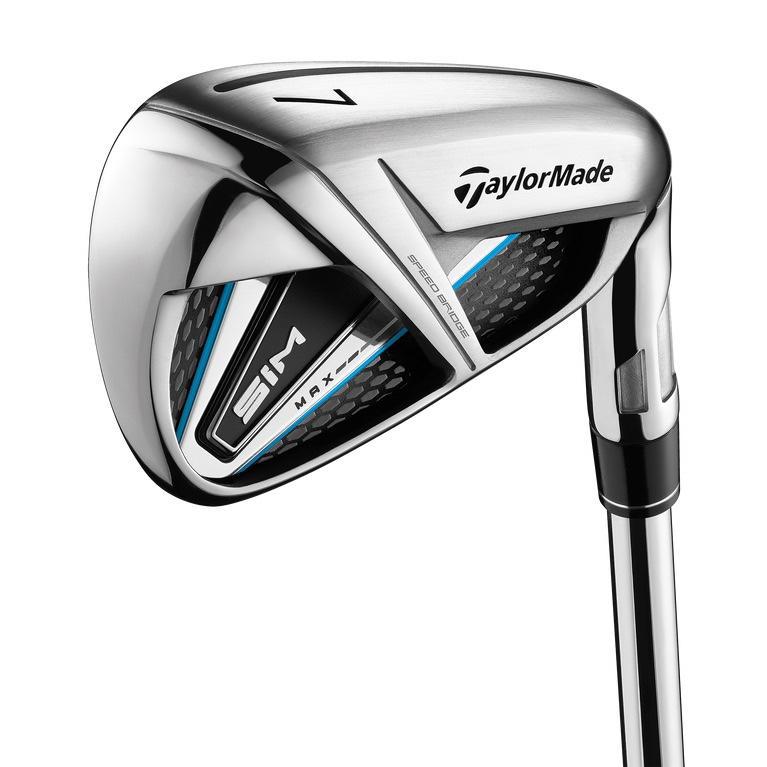 Men's Right Handed SIM Max Regular Flex Graphite/Steel Shaft Iron Set