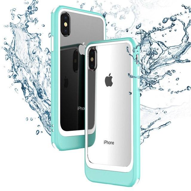 Phone Case - Luxury Shockproof PC + TPU Protection Case For iPhone X XS XR XS Max 8 7/Plus