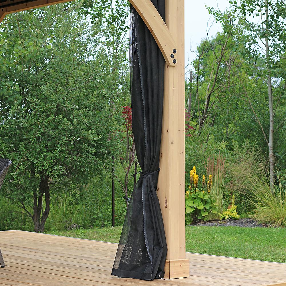 Yardistry 10' x 1'0 Meridian Gazebo Mesh Kit