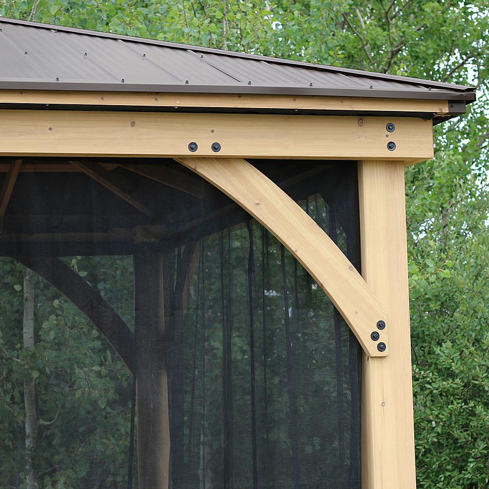 Yardistry 10' x 1'0 Meridian Gazebo Mesh Kit