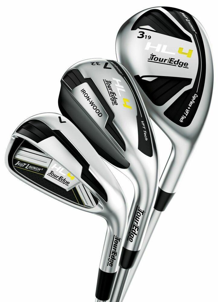 Tour Edge Hot Launch 4 Triple Combo Iron Set 4-PW (Graphite Mamiya Regular) NEW