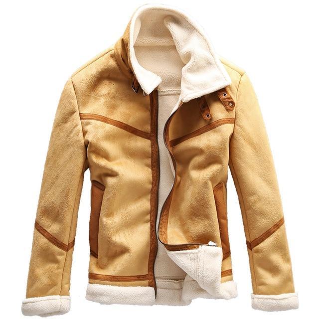 2021 Men Coat Winter Thicken Warm Men Fleece Jacket