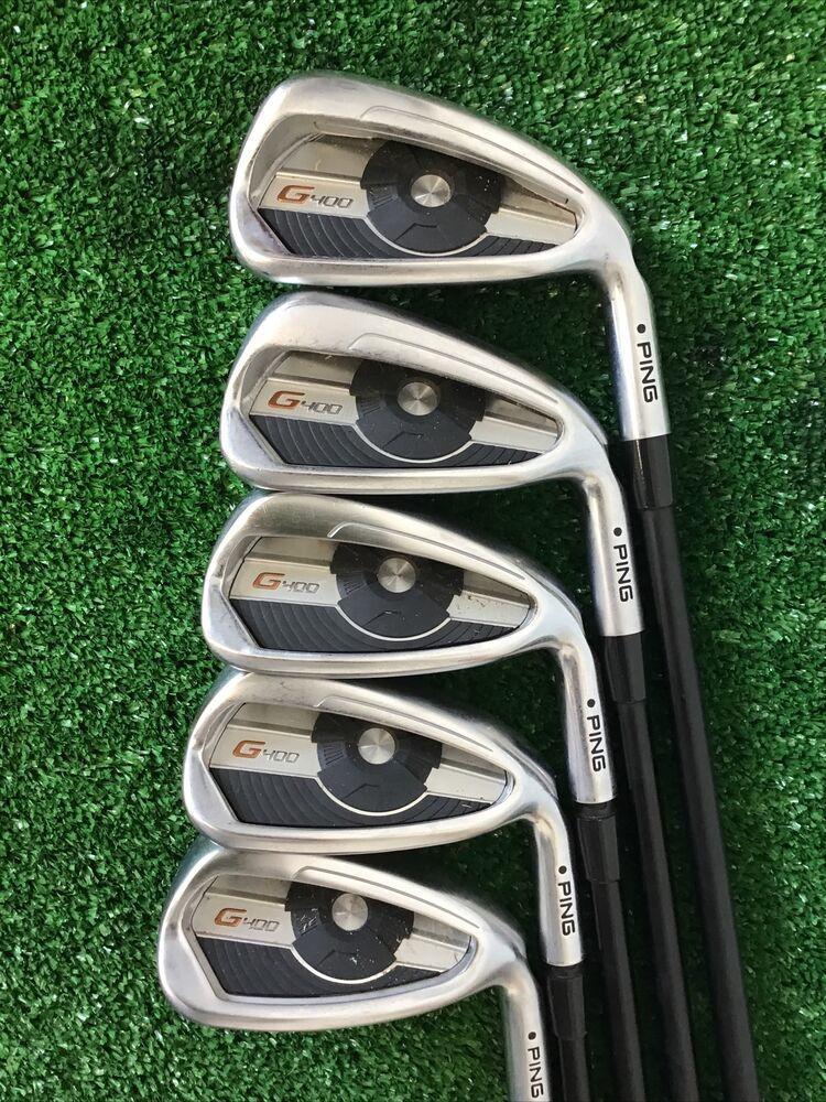 Ping G400 Black Dot Iron Set 6-W With Regular Graphite Shafts