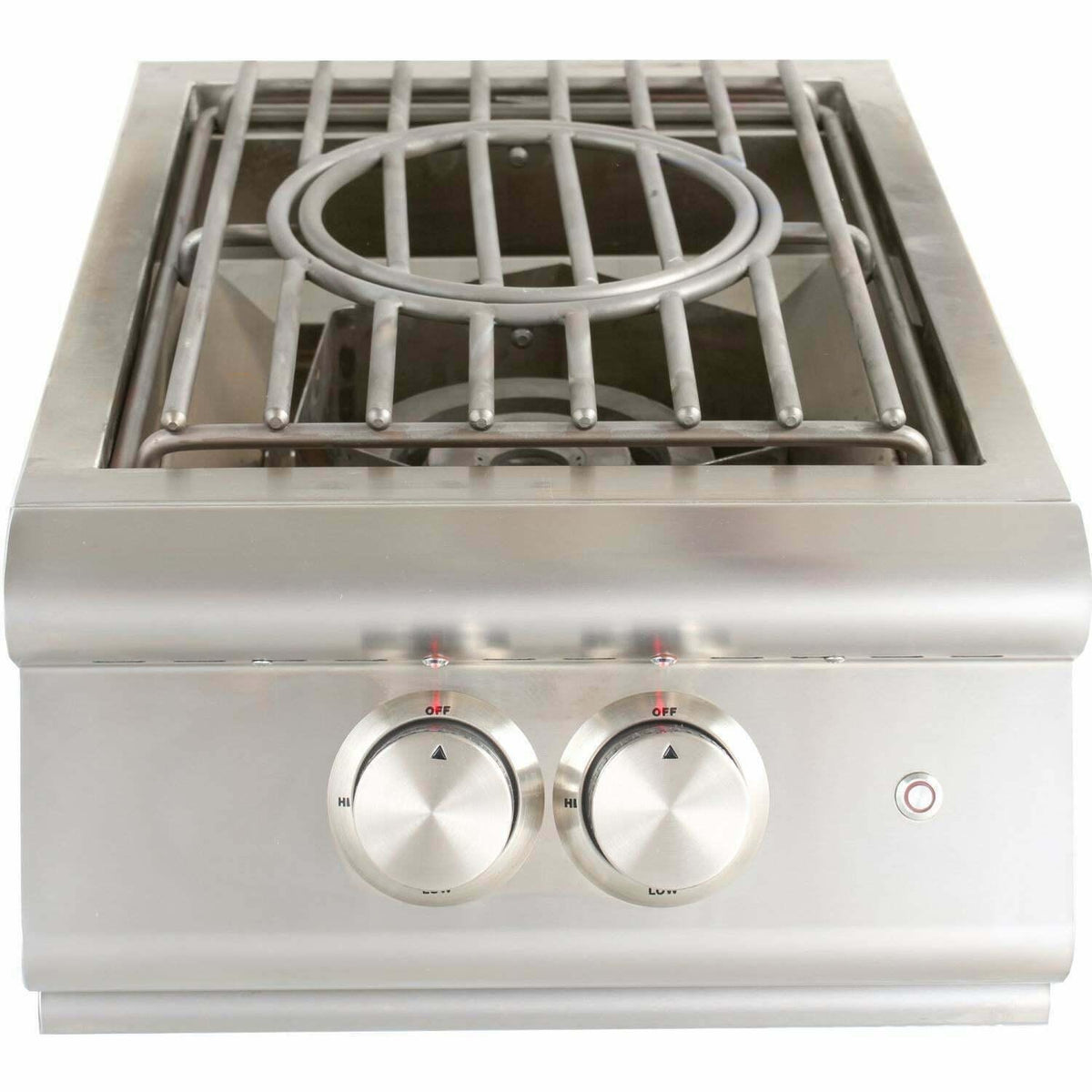Blaze Lte Built-in Natural Gas High Performance Power BurnerWok Ring & SS Lid
