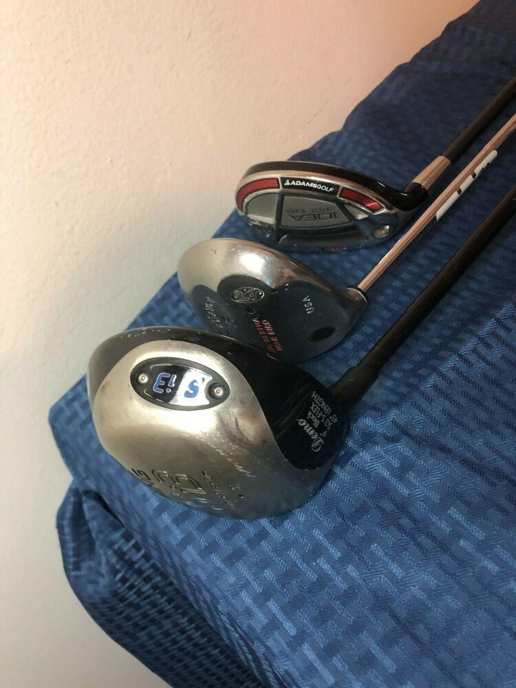 High End Mens Complete Golf Club Set & Bag, Lefty, Ping, Titleist, Callaway+More