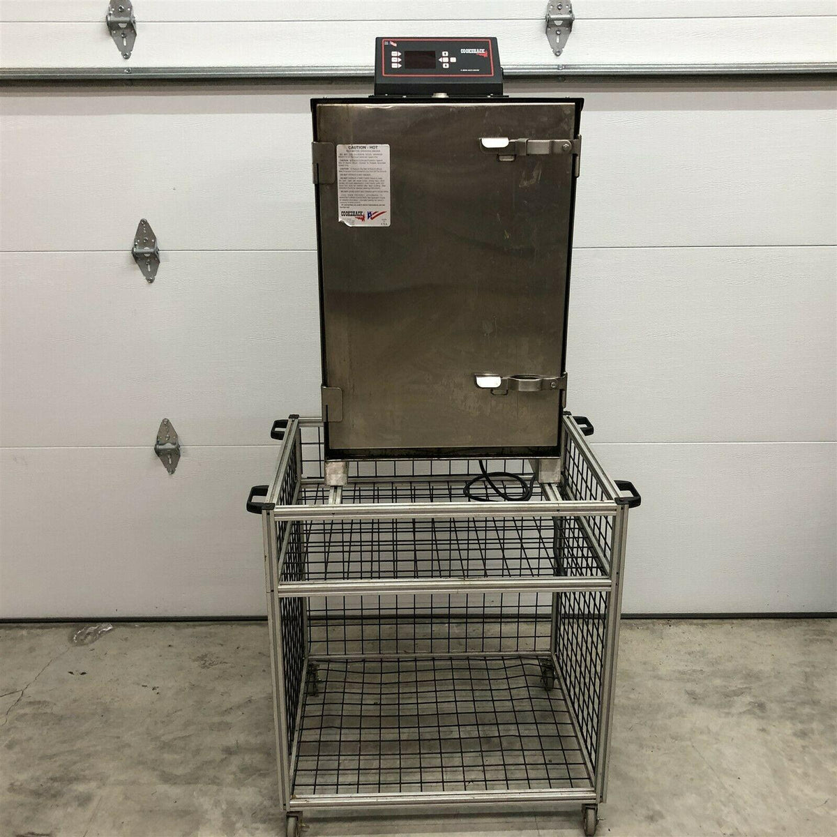 Cookshack SM066: Amerique Electric Smoker Oven Stainless Insulated