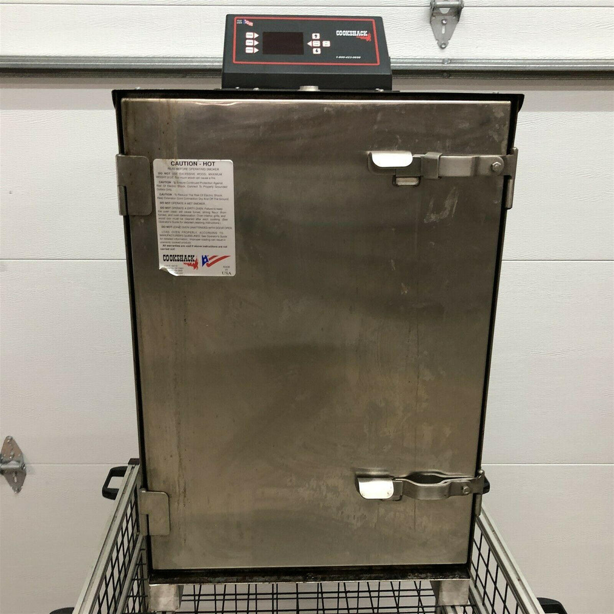 Cookshack SM066: Amerique Electric Smoker Oven Stainless Insulated