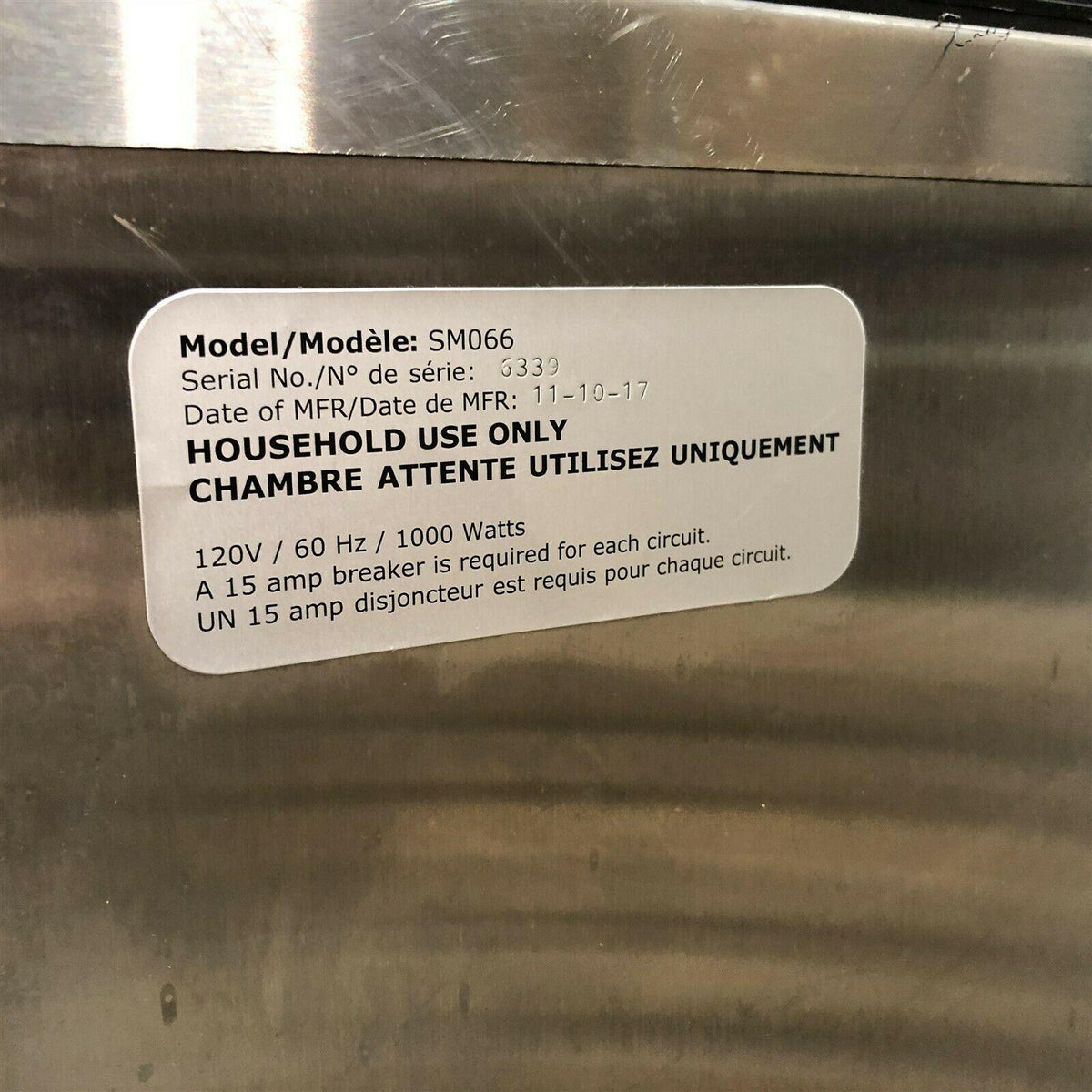 Cookshack SM066: Amerique Electric Smoker Oven Stainless Insulated