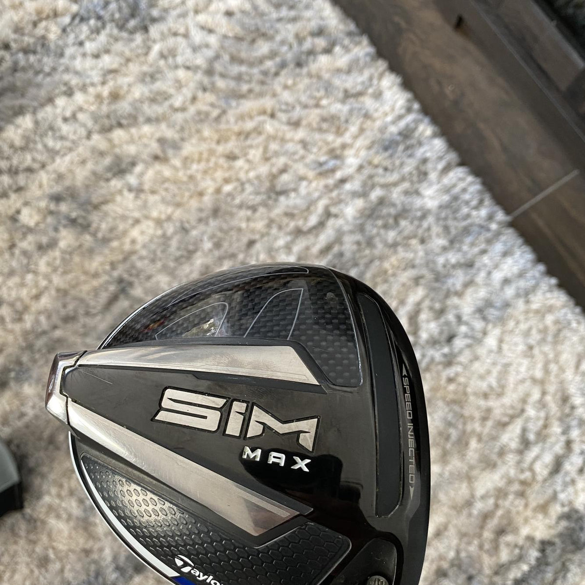 Men's Right Handed SIM Max Stiff Flex 9 Loft Driver