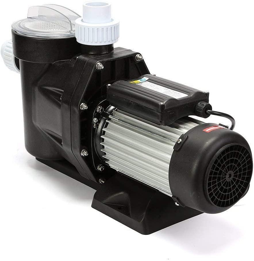 Happybuy Swimming Pool Pump 2.5HP 1850W 148GPM Single Speed Filter for Spa Water Circulation Above Ground, 148 GPM / 1500W