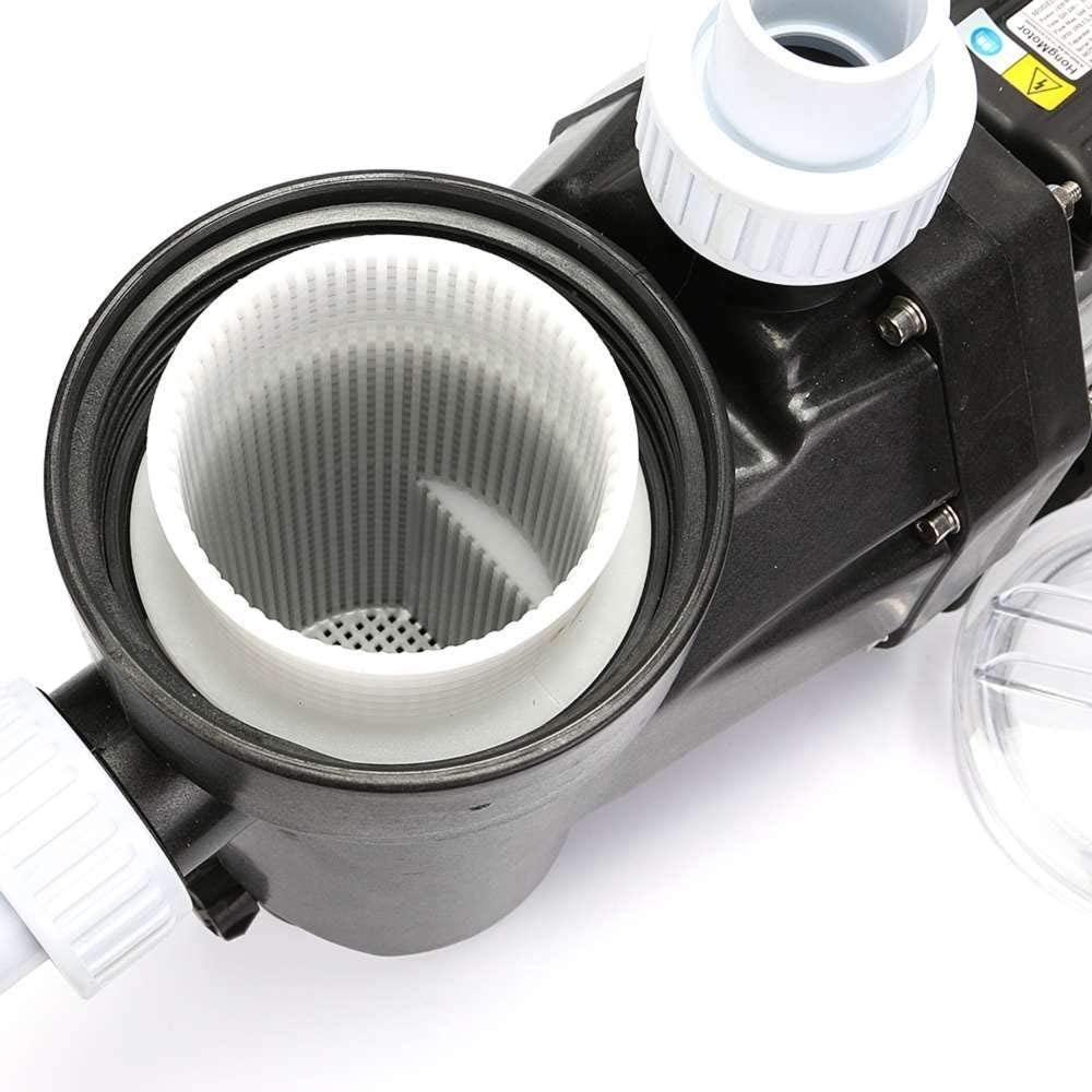 Happybuy Swimming Pool Pump 2.5HP 1850W 148GPM Single Speed Filter for Spa Water Circulation Above Ground, 148 GPM / 1500W