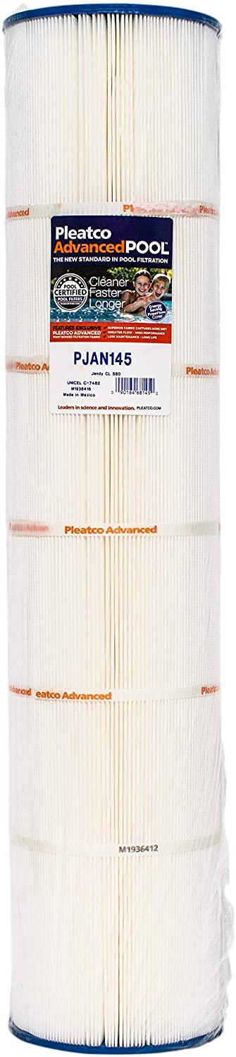 Pleatco PJAN145-PAK4 Replacement Cartridge for Jandy Industries CL 580, Pack of 4 Cartridges
