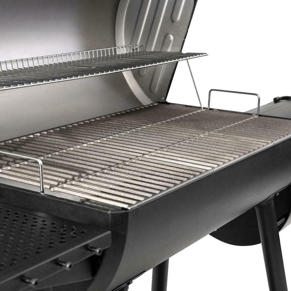 Barrel Grill 27.50 in W x 50.40 in. H Adjustable Air Vent Storage Rack Cast Iron
