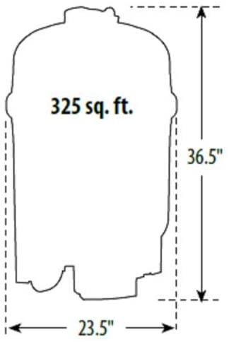 Crystal Water 325 Sq Ft Cartridge Filter