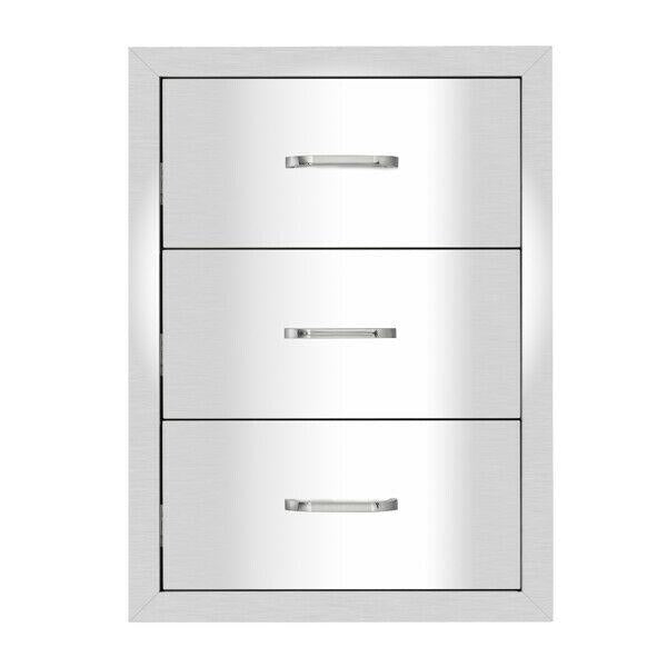 Multi-size BBQ Drawer Island Components Courtyard Oven Drawer Stainless Steel