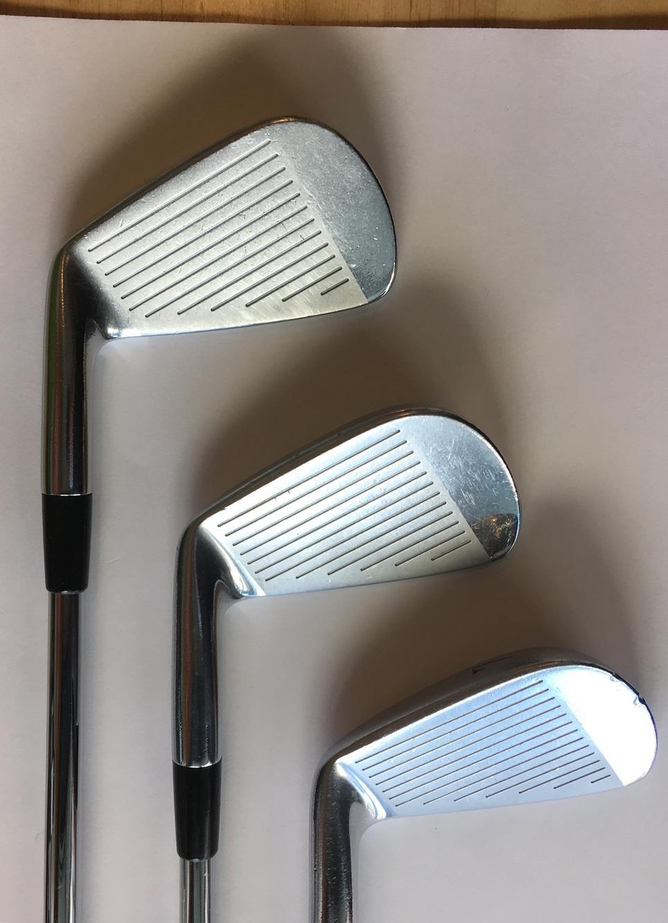 Used Men's Mizuno Right Handed MP 64 Iron Set Stiff Flex Steel Shaft