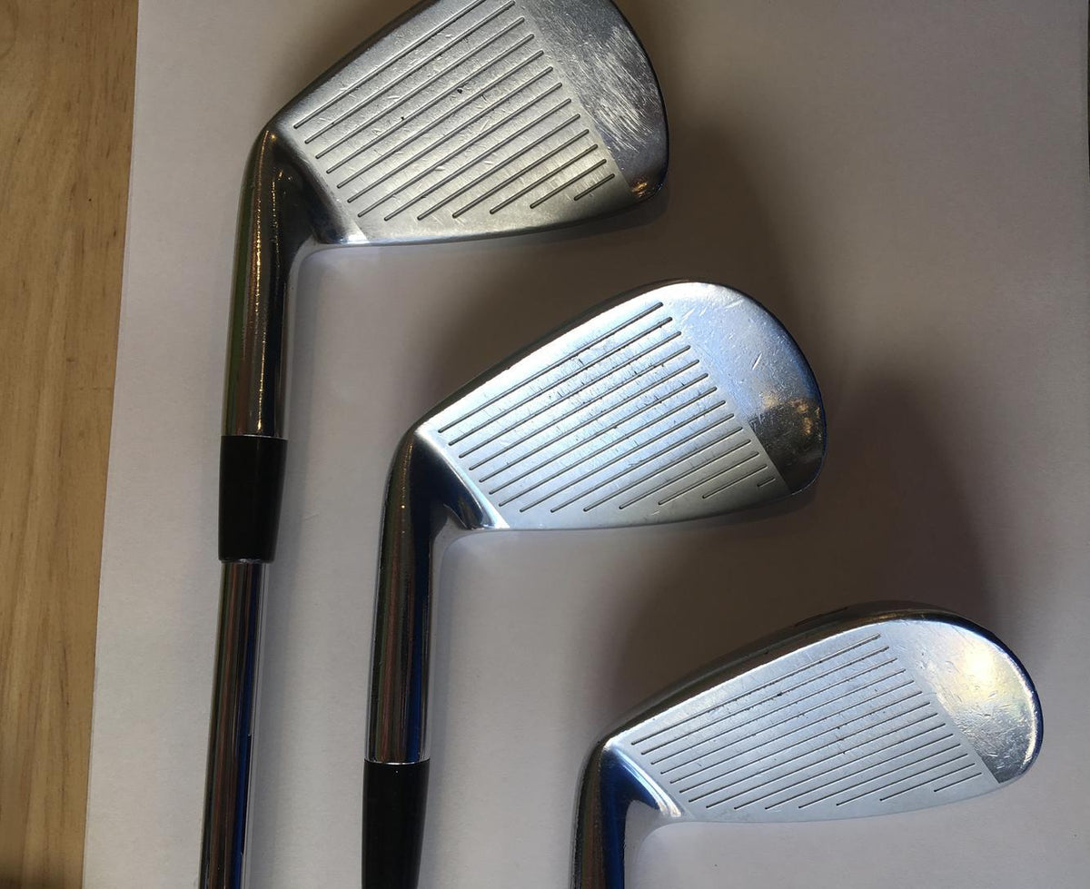 Used Men's Mizuno Right Handed MP 64 Iron Set Stiff Flex Steel Shaft