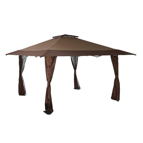 Outdoor Backyard Shade 13 Ft. W X 13 Ft. D Steel Pop-Up Canopy