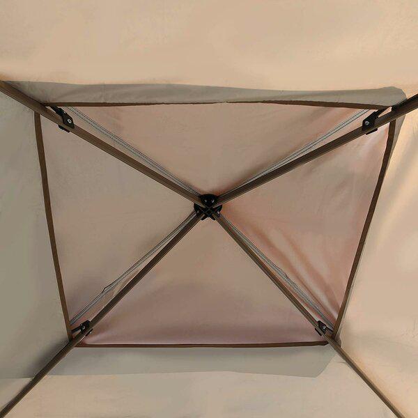 Outdoor Backyard Shade 13 Ft. W X 13 Ft. D Steel Pop-Up Canopy