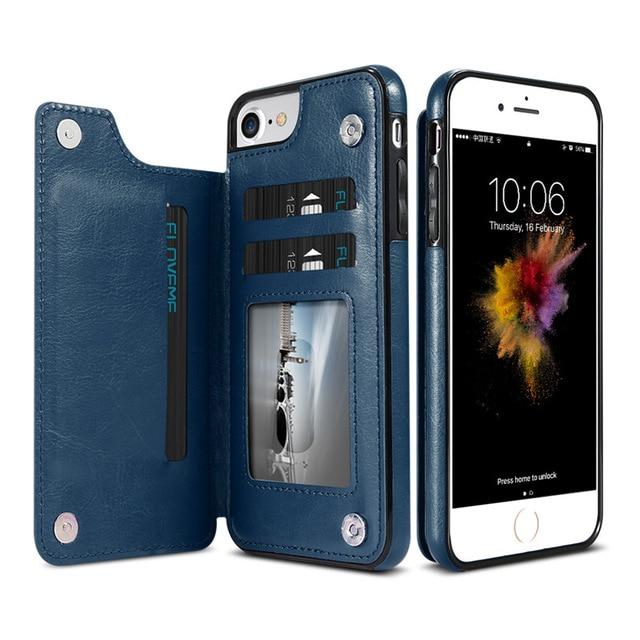 Retro Flip Leather Wallet Cases for iPhone 11 Pro Max X XS XR XS Max