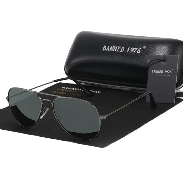 Classic HD Polarized Metal Frame Fashion Sunglasses