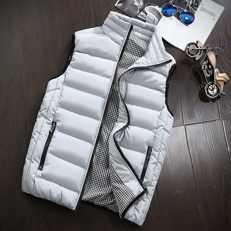 Fashion Men Sleeveless Jacket Winter Vest