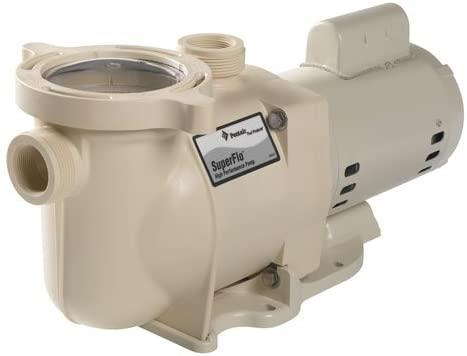 Pentair 340040 SuperFlo High Performance Single Speed Pool Pump, 2 Horsepower, 115/230 Volt, 1 Phase