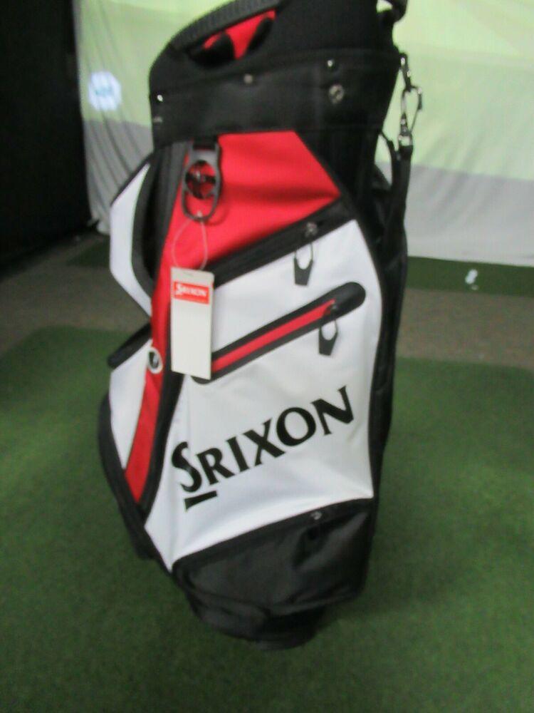 NEW Srixon Z Cart Bag Black/White/Red Golf Bag