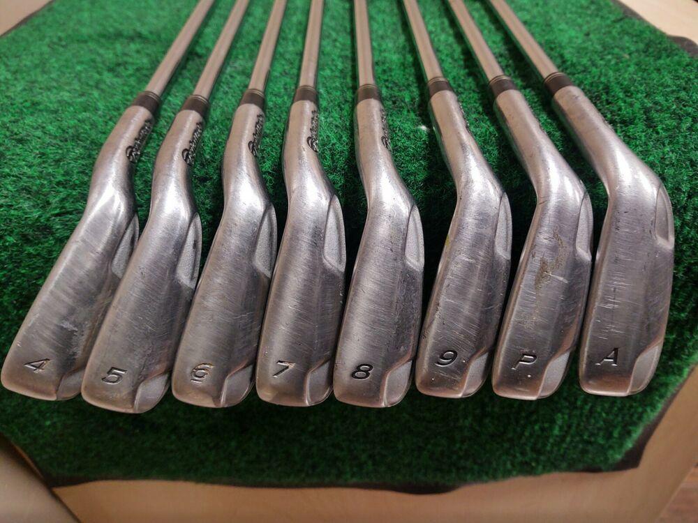 Taylormade Burner Plus Golf Iron Set 4-PW,AW Steel Shaft Stiff Flex Burner 85