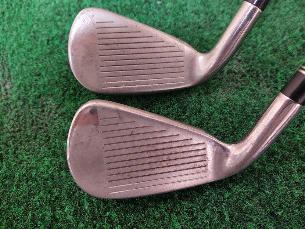Taylormade Burner Plus Golf Iron Set 4-PW,AW Steel Shaft Stiff Flex Burner 85