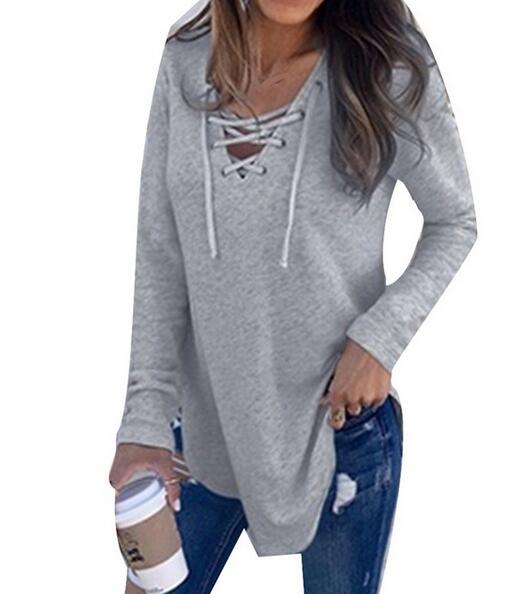 Women's Clothing - 2021 Women's Long Sleeve Fashion Patchwork T-Shirt