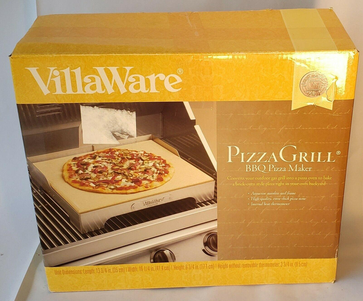 VILLAWARE PIZZA GRILL BBQ PIZZA MAKER (FOR GRILL OR OVEN)
