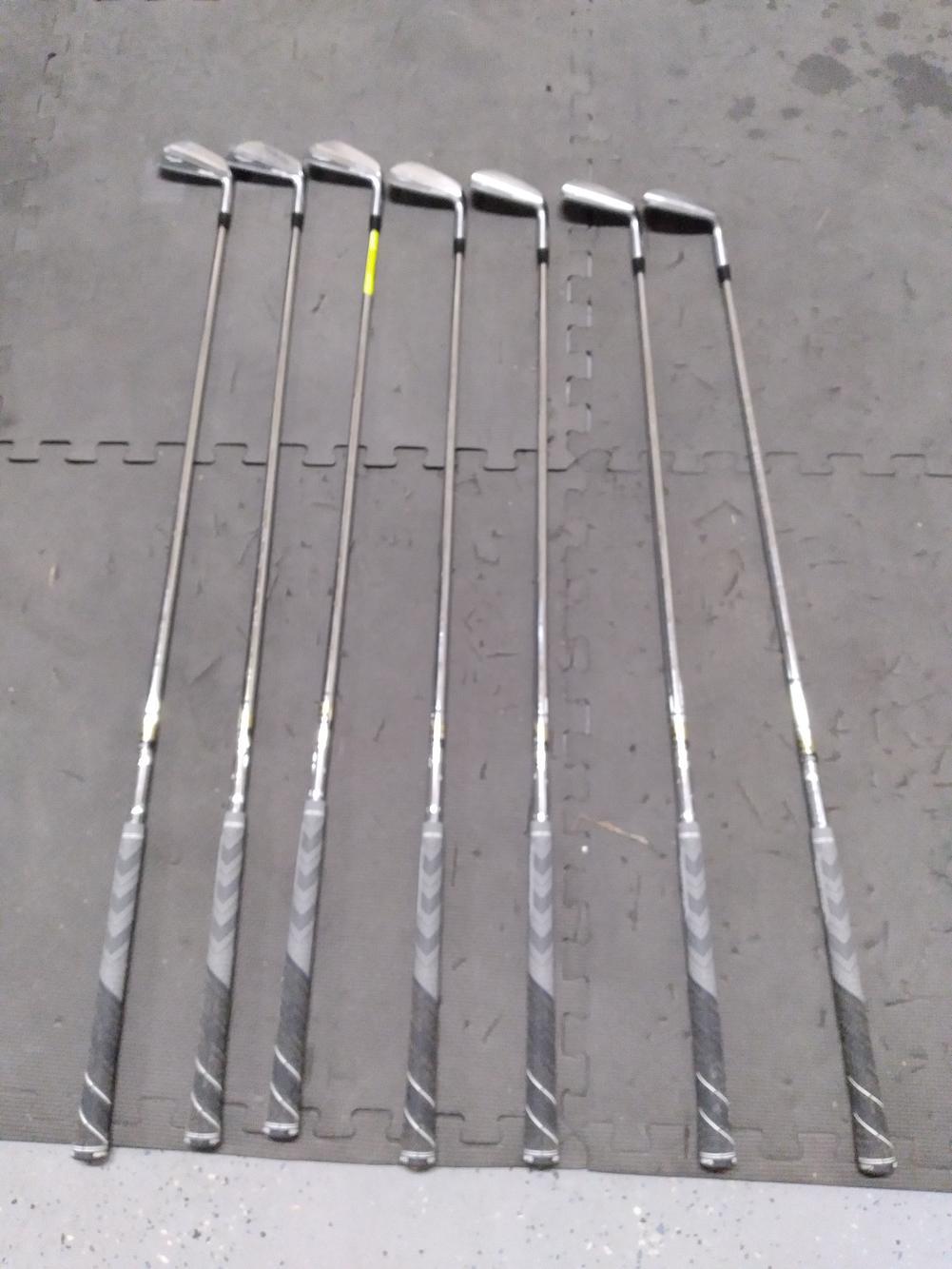 Used Men's Mizuno Right Handed MP-18 SC Iron Set Stiff Flex Graphite/Steel Shaft