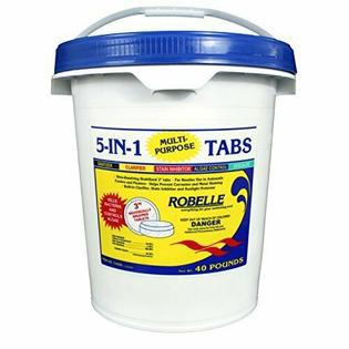 1440M 5-in-1 3-Inch Multi-Purpose Swimming Pool Chlorine (40-Pounds)