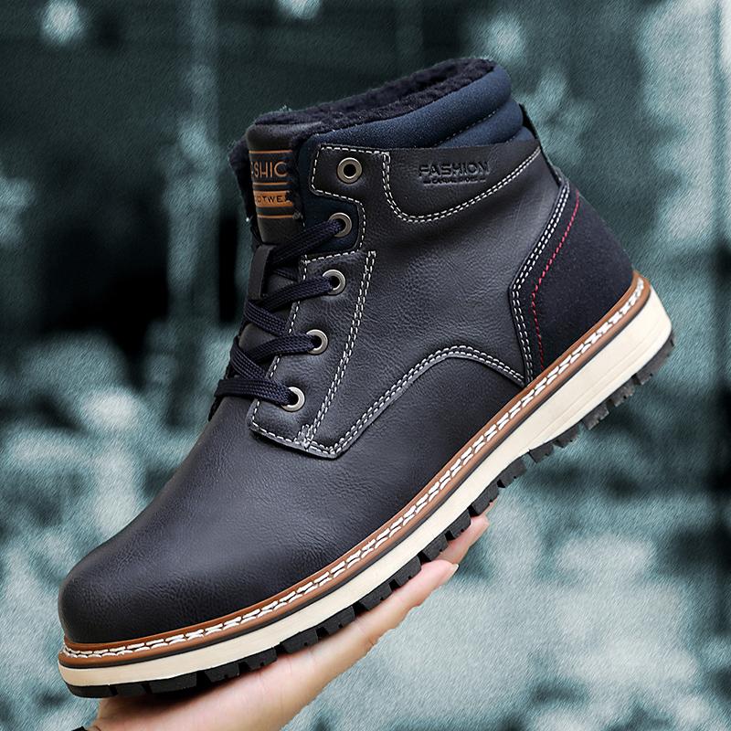 Shoes - New Fashion Winter Men's Warm Plush Snow Boots