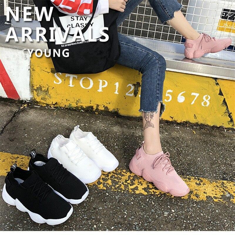 Women's Shoes - ng Summer Light Breathable Mesh Sock Sneakers