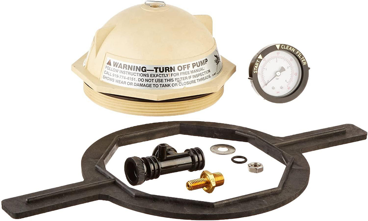 Pentair 154697 Tan V Thread Closure Replacement Kit Triton II Pool and Spa Sand Filter