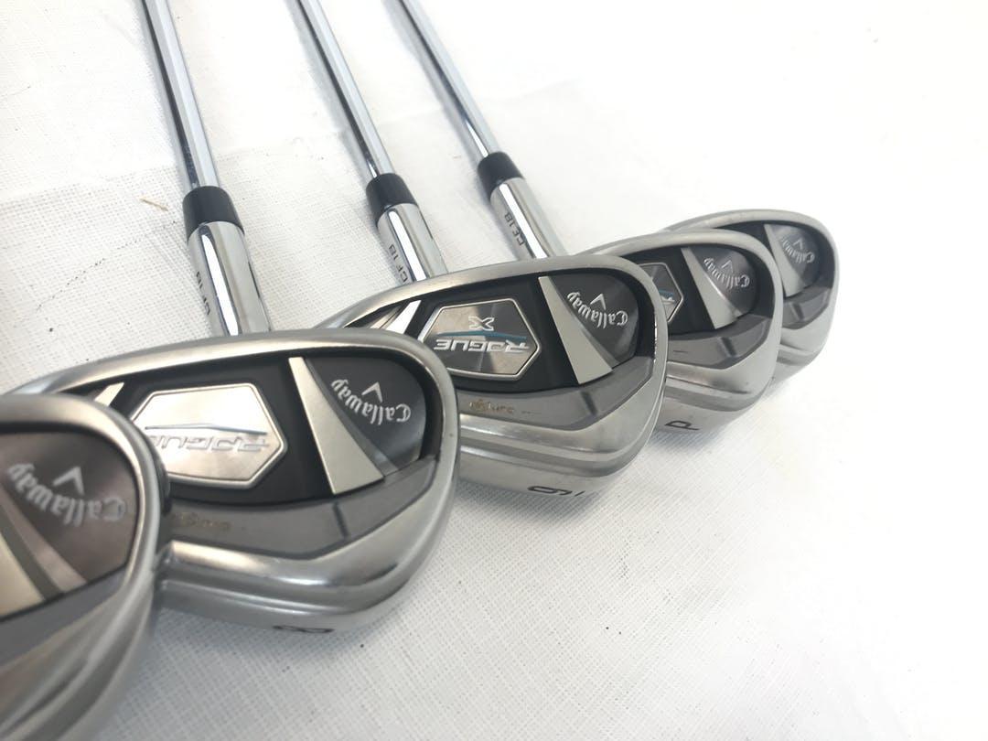 Used Callaway Rogue X Cf-18 5i-aw Steel Regular Golf Iron Set