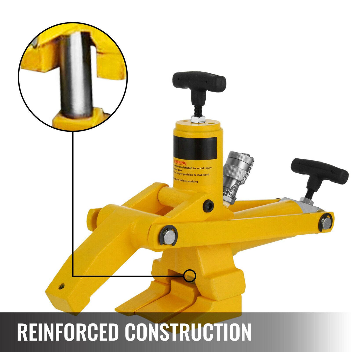 10000psi Tractor Truck Hydraulic Bead Breaker Tire Changer Foot Pump and AirHose